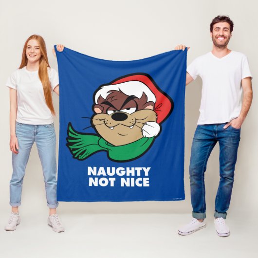 Couverture Polaire TAZ™ "Naughty Not Nice" (En situation)