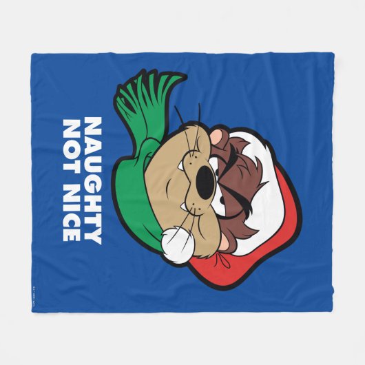 Couverture Polaire TAZ™ "Naughty Not Nice" (Devant (Horizontal))