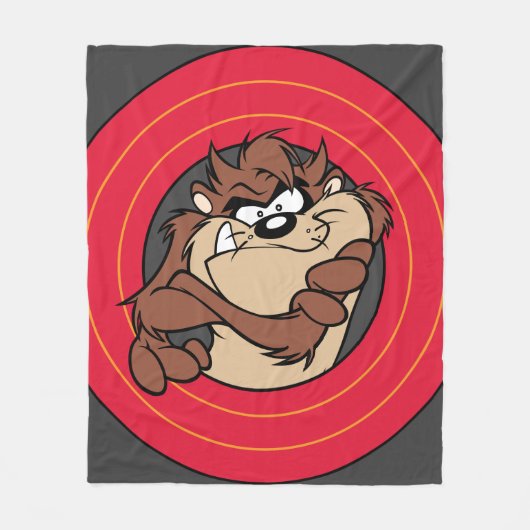 Couverture Polaire TAZ™ Through LOONEY TUNES™ Circles (Devant)