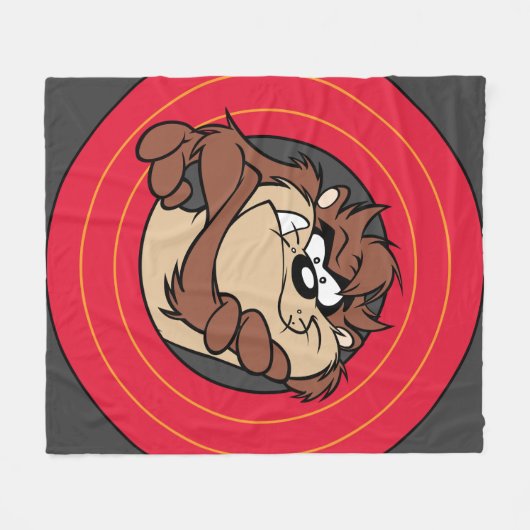 Couverture Polaire TAZ™ Through LOONEY TUNES™ Circles (Devant (Horizontal))