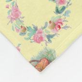 Couverture Polaire Tea Teddy Bear Time Jaune (Coin)