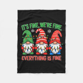 Couverture Polaire Teacher It's Fine We're Fine Everything Is Fine Gn (Devant)