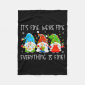 Couverture Polaire Teacher It's Fine We're Fine Everything Is Fine Gn (Devant)