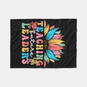 Couverture Polaire Teaching Future Leaders Groovy Sunflower  (Devant (Horizontal))