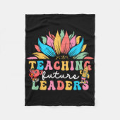 Couverture Polaire Teaching Future Leaders Groovy Sunflower  (Devant)