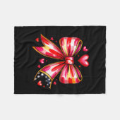 Couverture Polaire Teaching Is A Work Of Heart Pencil Bow Teacher Val (Devant (Horizontal))