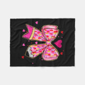 Couverture Polaire Teaching Is A Work Of Heart Pencil Bow Teacher Val (Devant (Horizontal))