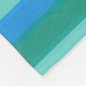 Couverture Polaire Teal atomique et ensemble de Bath de rayures de (Coin)