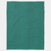 Couverture Polaire Teal pinstripes (Devant)