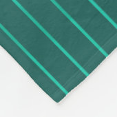 Couverture Polaire Teal pinstripes (Coin)