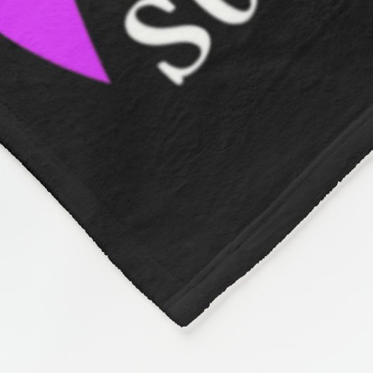 Couverture Polaire Teal Purple In Memory Of My Son Suicide Awareness (Coin)