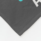 Couverture Polaire Teal Purple Memory Granddaughter Suicide Preventio (Coin)