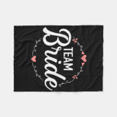Couverture Polaire Team Bride Enterrement de vie de jeune fille  (Devant (Horizontal))
