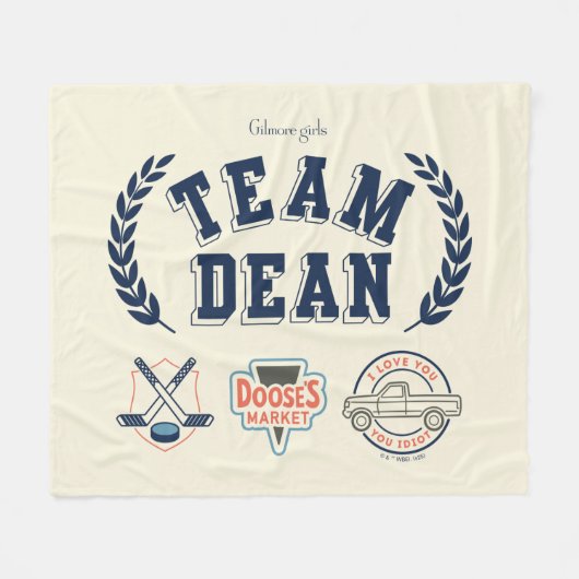Couverture Polaire Team Dean Gilmore Girls Design (Devant (Horizontal))