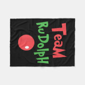 Couverture Polaire Team Rudolph - Rudolph The Red Nose Reindeer  (Devant (Horizontal))