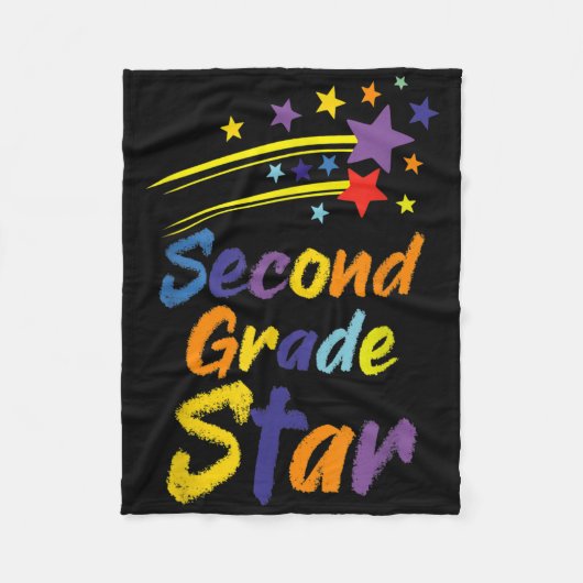 Couverture Polaire Team Second 2nd Grade Back To School Student Teach (Devant)