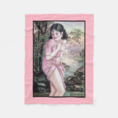 Couverture Polaire Tease en Stream Oasis par Shanghai China Girl (Devant)