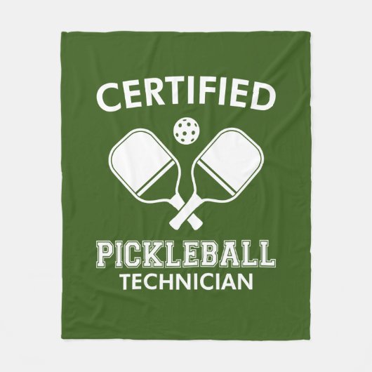 Couverture Polaire Technicien certifié en Pickleball (Devant)