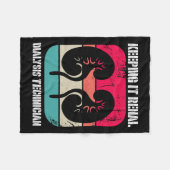 Couverture Polaire Technicien en dialyse des maladies du rein (Devant (Horizontal))