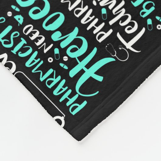 Couverture Polaire Technicien en pharmacie parce que le pharmacien a  (Coin)