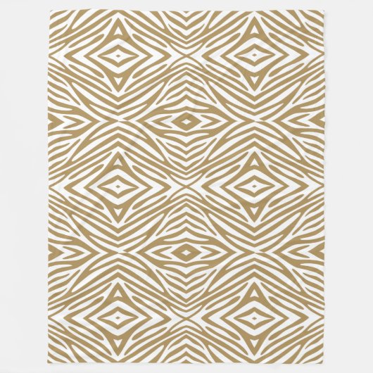 Couverture Polaire Teck Neutral Zebra (Devant)