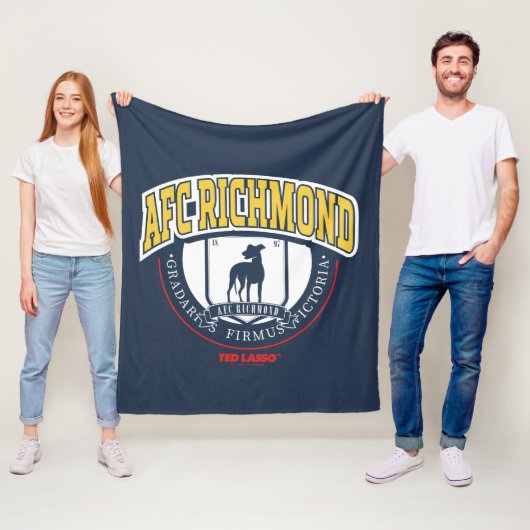 Couverture Polaire Ted Lasso | AFC Richmond Athletic Circle Badge (En situation)