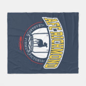 Couverture Polaire Ted Lasso | AFC Richmond Athletic Circle Badge (Devant (Horizontal))