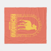 Couverture Polaire Ted Lasso | AFC Richmond Gold Arched Logo (Devant (Horizontal))