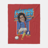 Couverture Polaire Ted Lasso | Dani Rojas Bobblehad (Devant)