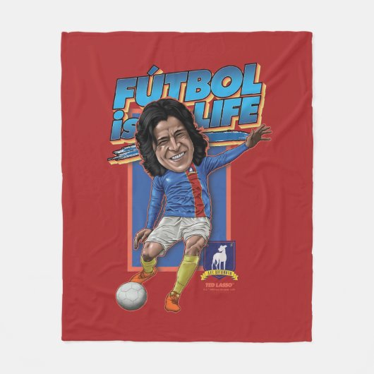 Couverture Polaire Ted Lasso | Dani Rojas Bobblehad (Devant)