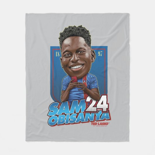 Couverture Polaire Ted Lasso | Sam Obisanya Bobblehead (Devant)