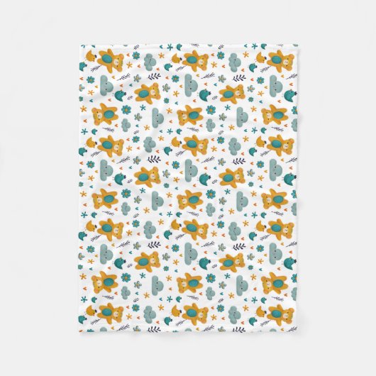 Couverture Polaire Teddy Bear Baby Blanket (Devant)
