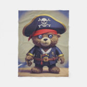 Couverture Polaire Teddy Bear Pirate (Devant)