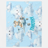 Couverture Polaire Teddy, le pilote (Devant)