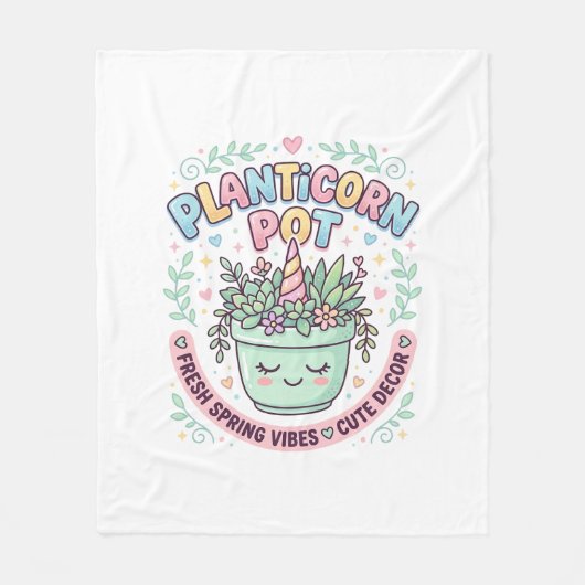 Couverture Polaire Tee-shirt graphique design graphique de pot de lic (Devant)