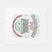 Couverture Polaire Tee-shirt graphique design graphique de pot de lic (Devant (Horizontal))