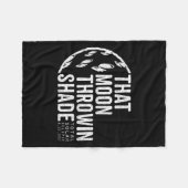 Couverture Polaire Tee Total Solar Eclipse 2017 Moon (Devant (Horizontal))