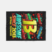 Couverture Polaire Teenager 13 Year Old Boys 13th Birthday Boy (Devant (Horizontal))