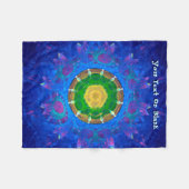 Couverture Polaire Teinture à tarte bleu-vert (Devant (Horizontal))