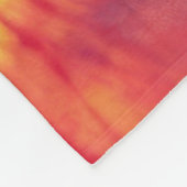 Couverture Polaire Teinture à tarte colorée (Coin)