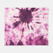Couverture Polaire Teinture de teinture pourpre Texture de batik (Devant (Horizontal))