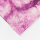 Couverture Polaire Teinture de teinture pourpre Texture de batik (Coin)