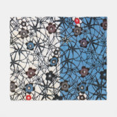 Couverture Polaire Teinture japonaise d'okinawaïen (Bingata) (Devant (Horizontal))