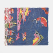 Couverture Polaire Teinture japonaise d'okinawaïen (Bingata) (Devant (Horizontal))