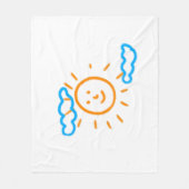 Couverture Polaire Télécharger des enfants Dessiner Transformer des e (Devant)