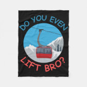 Couverture Polaire Téléphérique De Ski De Glace Faites-Vous Même Asce (Devant)