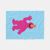 Couverture Polaire Telly Monster de Sesame Street (Devant (Horizontal))