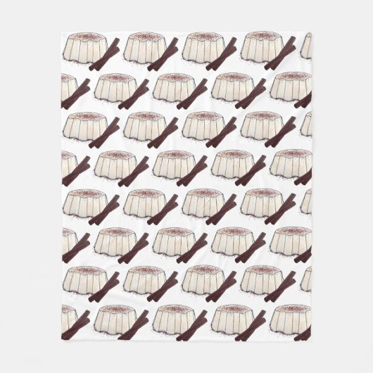 Couverture Polaire Temblek Puerto Rican Nouvel An Pudding De Coco (Devant)