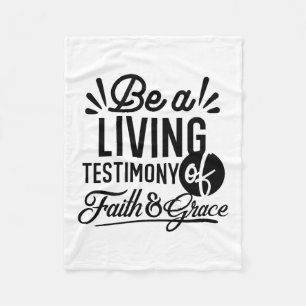 Couverture Polaire Témoignage Vivant Citation Biblique Motivation Chr