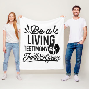 Couverture Polaire Témoignage Vivant Citation Biblique Motivation Chr